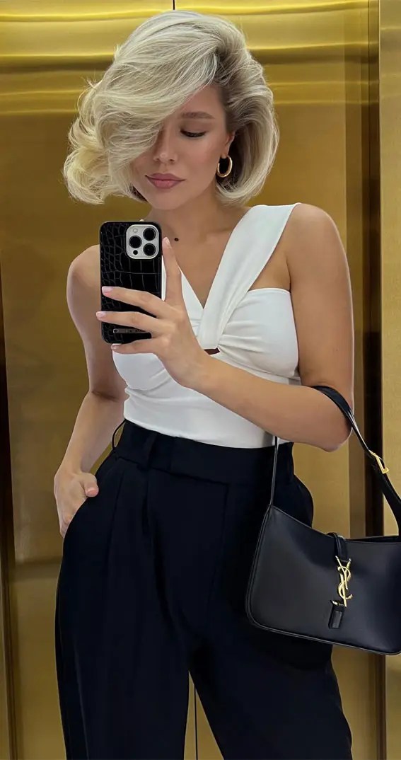 Edgy Modern Classy Haircut for Short Hair