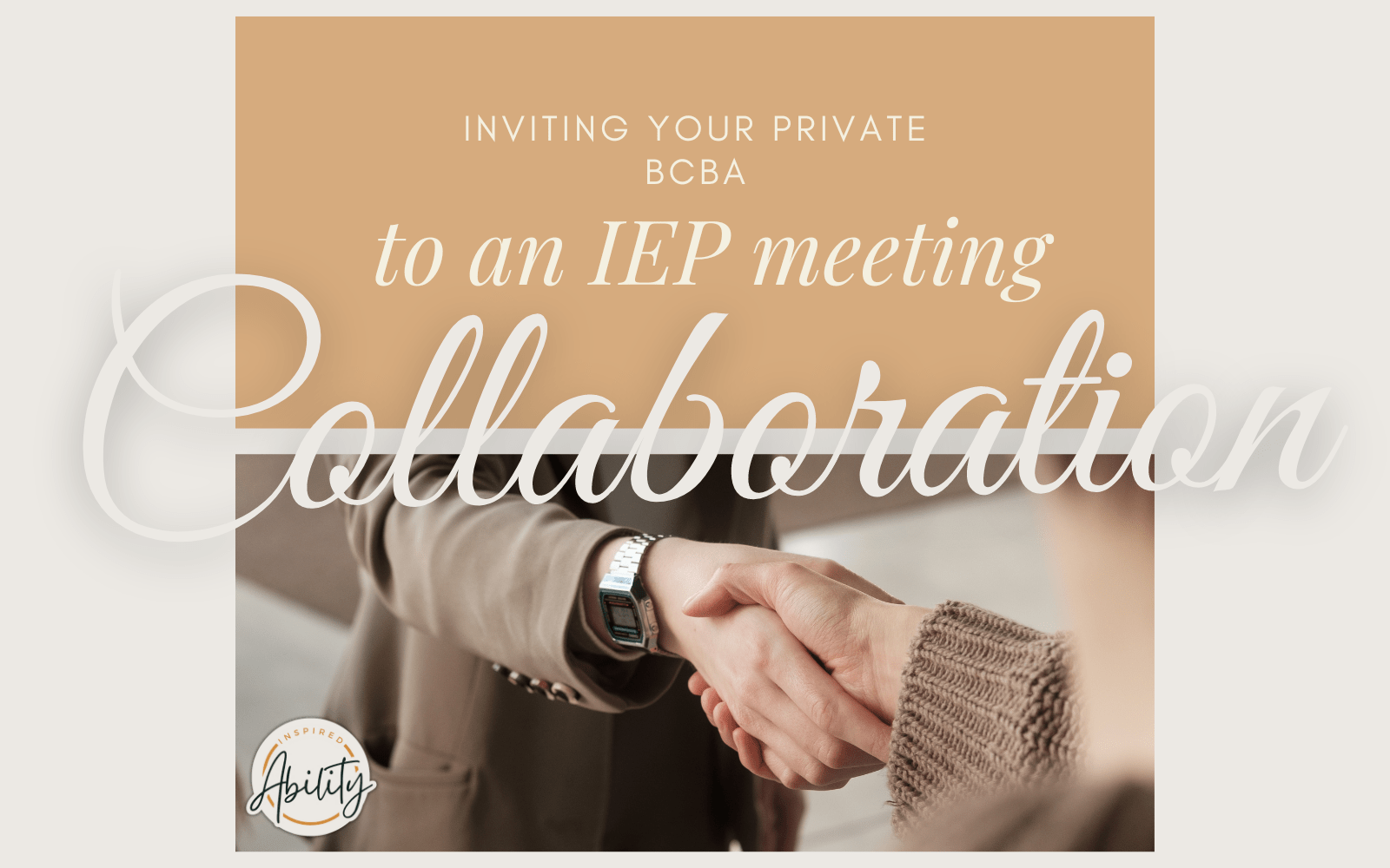 BCBA input dismissed in IEP meeting with school team