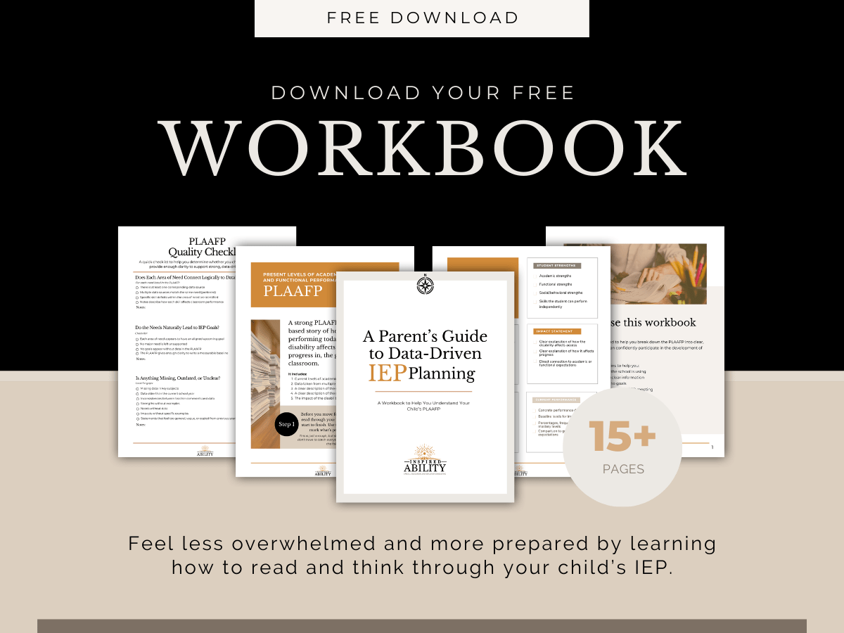 reading your child's IEP