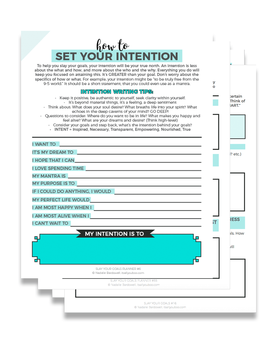 Slay Your Goals Planner