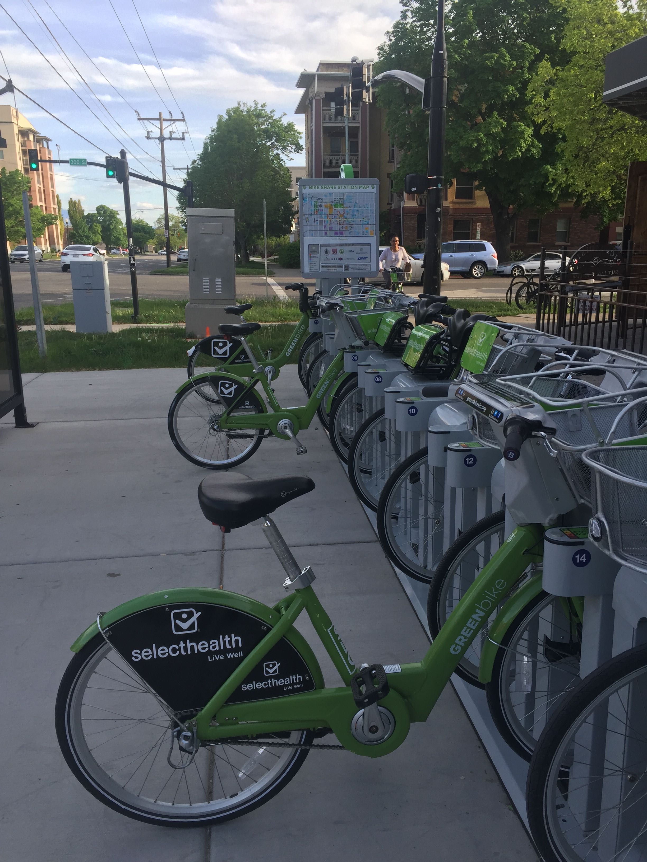 Bike Share Station 300 S. 500 E.