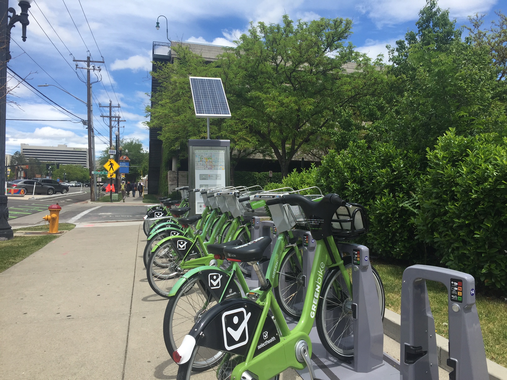Bike Share Station at 250 S. 200 W.