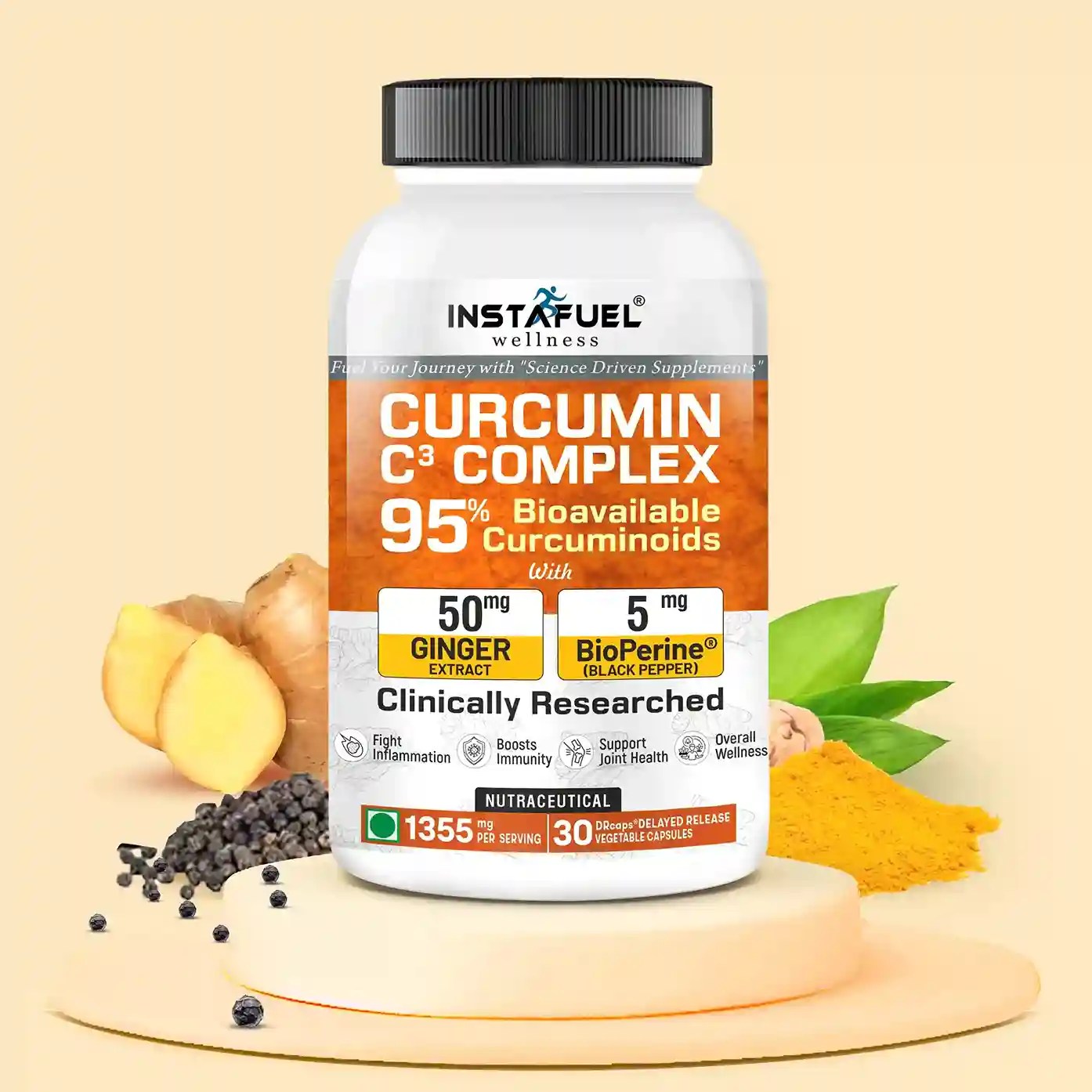 Curcumin C3 Complex + Ginger 30 Capsules _main1