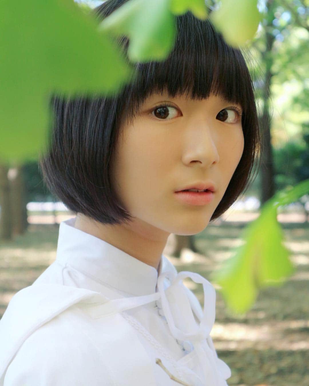 アイドルネッサンスさんのインスタグラム写真 - (アイドルネッサンスInstagram)「【野本ゆめか】 久しぶりの投稿😆 #アイドルネッサンス # 野本ゆめか #新井乃亜 #あらちゃん写真館 #カメラ女子 #森 #葉っぱ #木 #少女 #eosm10 #instagood #japan  #japanesegirl #photo ...