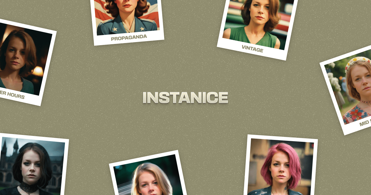 Instanice — aesthetic photo effects in seconds