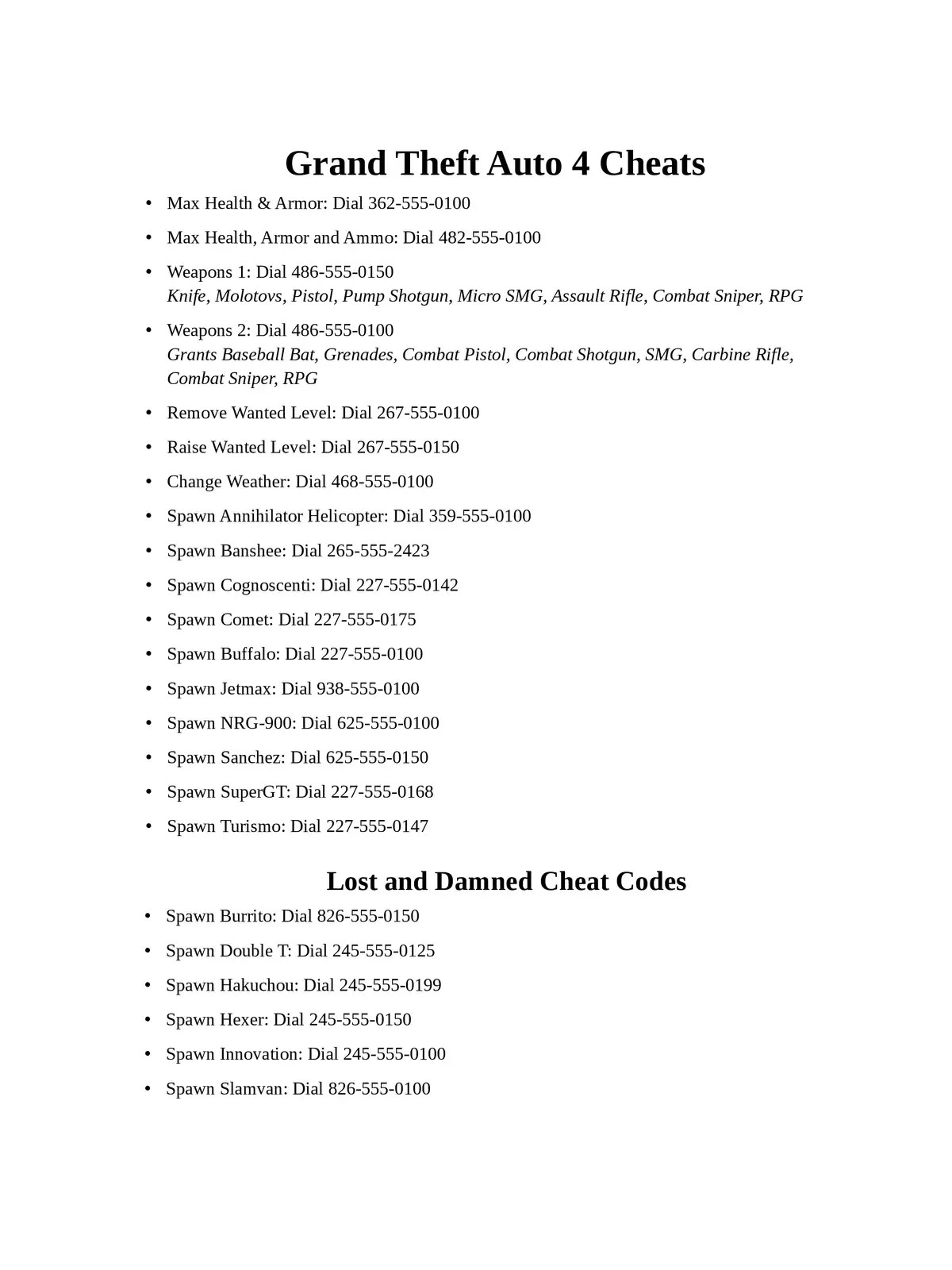 Grand Theft Auto 3 PC Cheat Codes PDF InstaPDF Grand Theft Auto 3 Pc Cheat Codes.webp