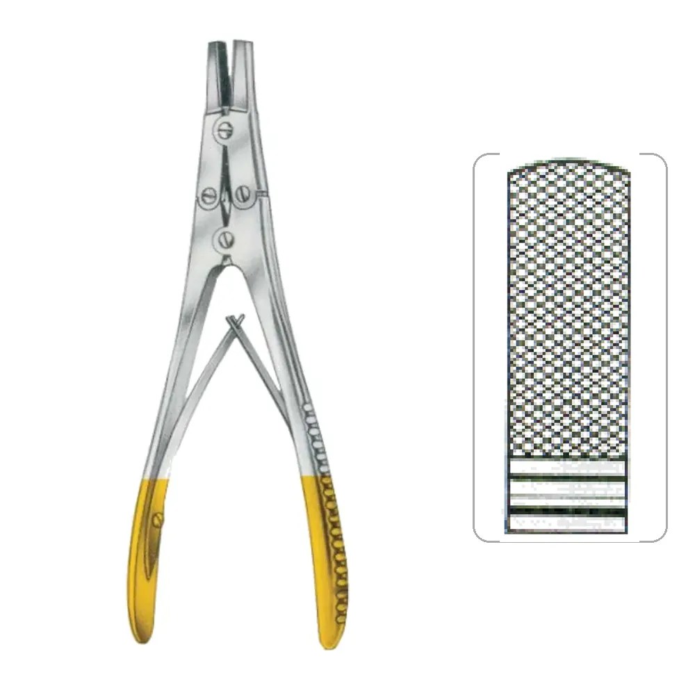 Wire Seizing Forceps Compound Action, Pattern E - INSTRUMED surgical instrument