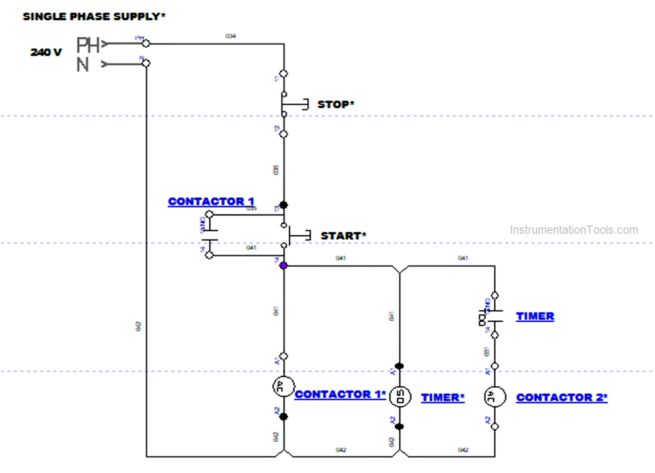 Dol Control Circuit Diagram With Timer Circuit Diagram