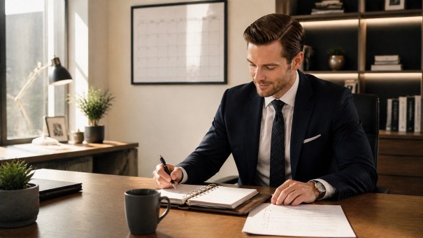 agent with a full calendar - after recieving IPS insurance sales training 