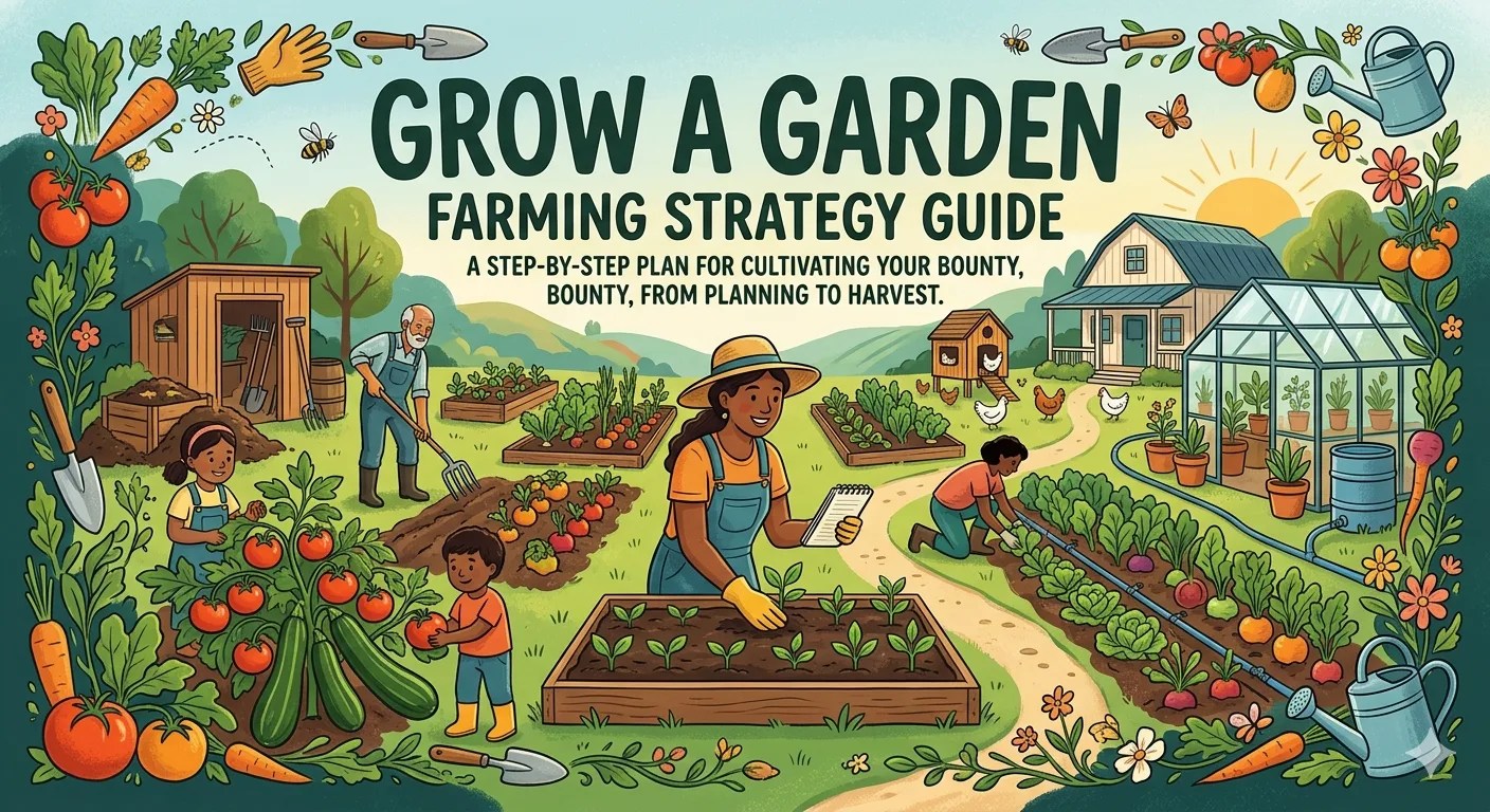 Grow A Garden Farming Strategy Guide 2026 The Complete Roblox GAG Grow A Garden Farming Strategy Guide.webp