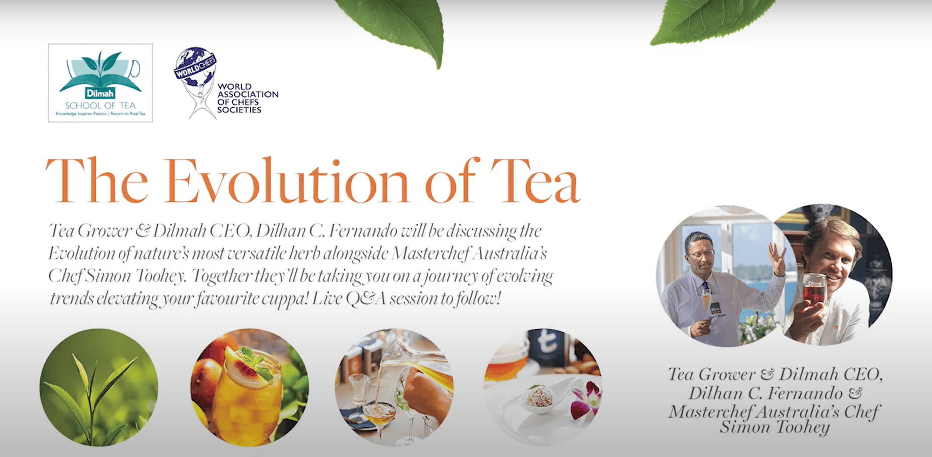 The Evolution of Tea, with Australian Masterchef Simon Toohey