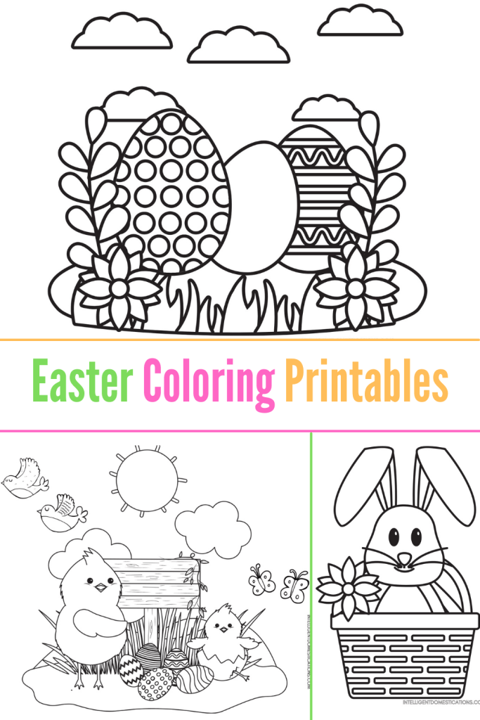 21 easter coloring pages free printable intelligent domestications