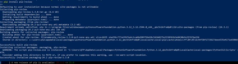Using The Python M Pip Upgrade Command To Update Packages - Mountain Illustrations - Creative 8K Collection