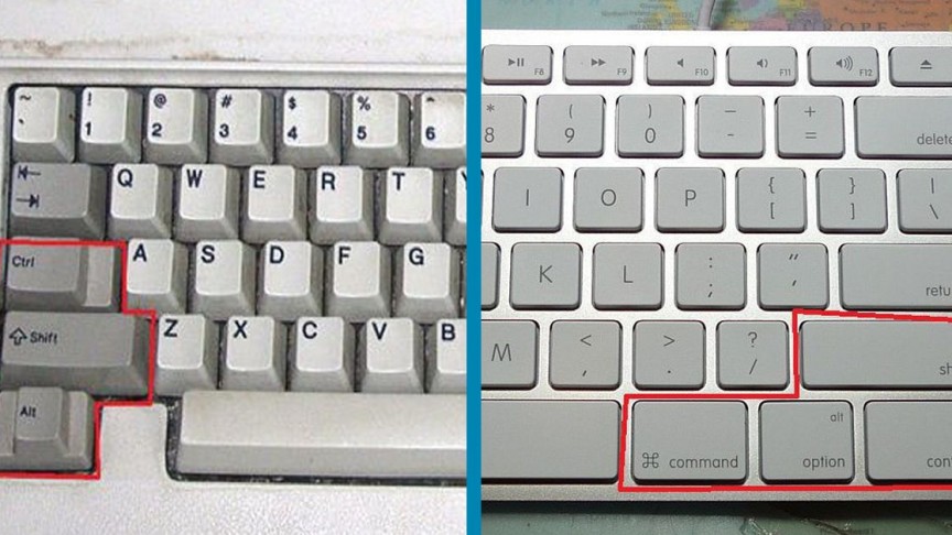Nov 15, 2021 · this article covers how to take screenshots on a mac with key combinations and the screenshot ap. Mac Versus Windows Keyboard Shortcuts What S The Difference