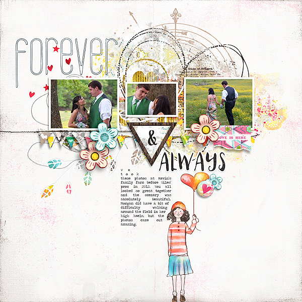 Love is All Around Papers by Lynn Grieveson Love is All Around Elements by Lynn Grieveson Shot Through the Heart {Dressed Down} by Fiddle-Dee-Dee Designs Flower Fusion Elements by Etc. by Danyale