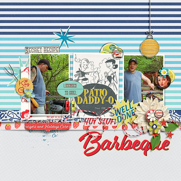 Patio Daddy-O Kit and Journal Cards by ForeverJoy Designs