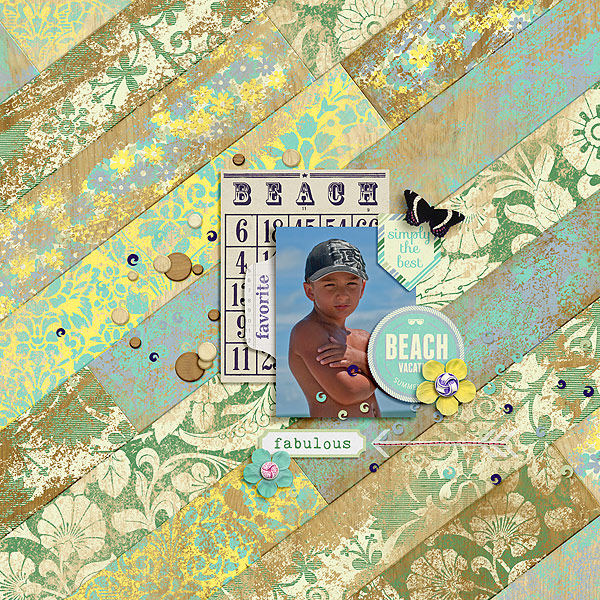 Beach Cottage Elements by Amy Wolff Beach Cottage Papers by Amy Wolff