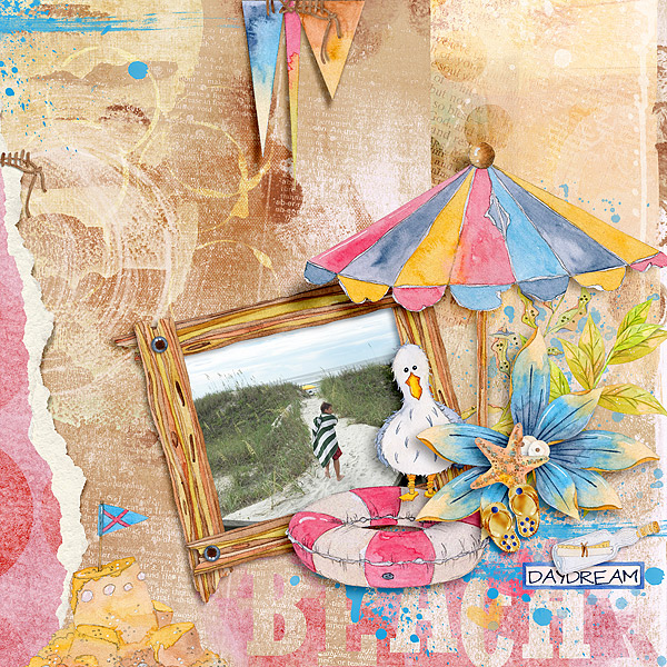 Beach Illustrations by Dawn Inskip Beach Extras by Dawn Inskip Beach Mixed Media Papers by Dawn Inskip