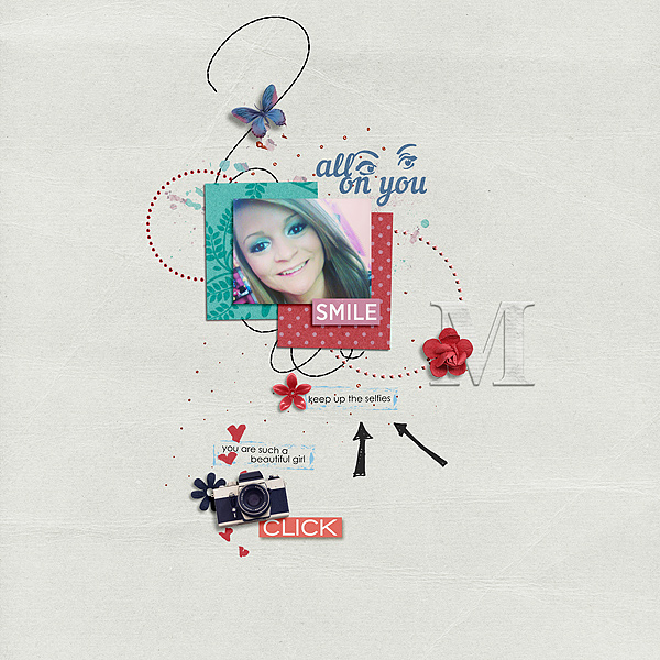 All Eyes On You Papers and Elements by Pink Reptile Designs