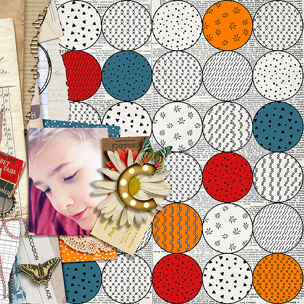 October Wolff Pack Papers by Amy Wolff October Wolff Pack Edges by Amy Wolff Think Happy Be Happy by Amy Wolff and Studio Basic