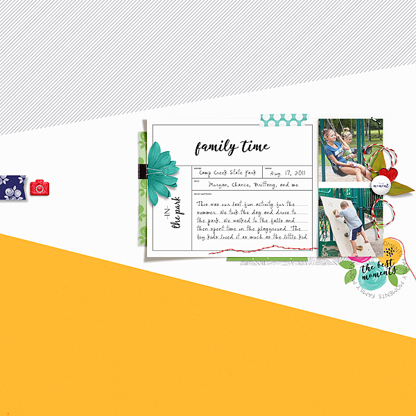 Summer Picnic Elements by Sabrina's Creations Summer Picnic Papers by Sabrina's Creations Press Plate No. 42 - July Template Challenge by Paislee Press