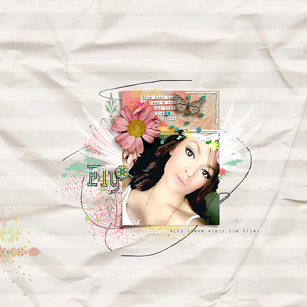 She Flew Elements by Etc. by Danyale She Flew Papers by Etc. by Danyale Journalers No. 7 by Valorie Wibbens