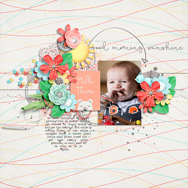 It's A Beautiful Morning by River~Rose Crystal's Layered Templates Set 5 by Crystal Livesay