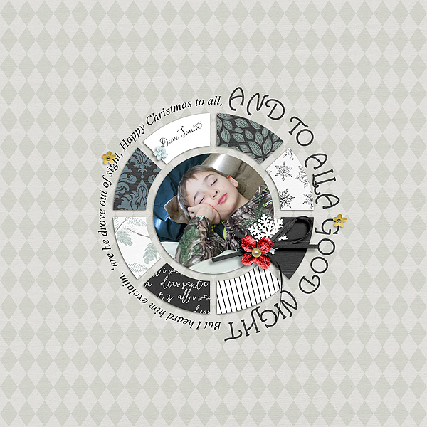 Dear Santa | Grab Bag by Sahin Designs and Anita Designs November 2015 Layout Templates by Sahin Designs