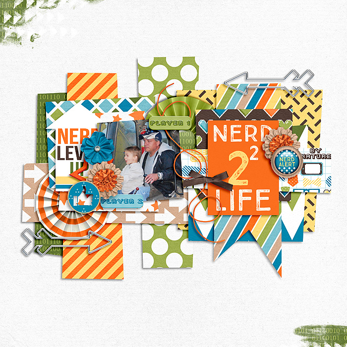 Nerdy By Nature by Traci Reed and Tickled Pink Studio Template by Zoliofrope (retired)