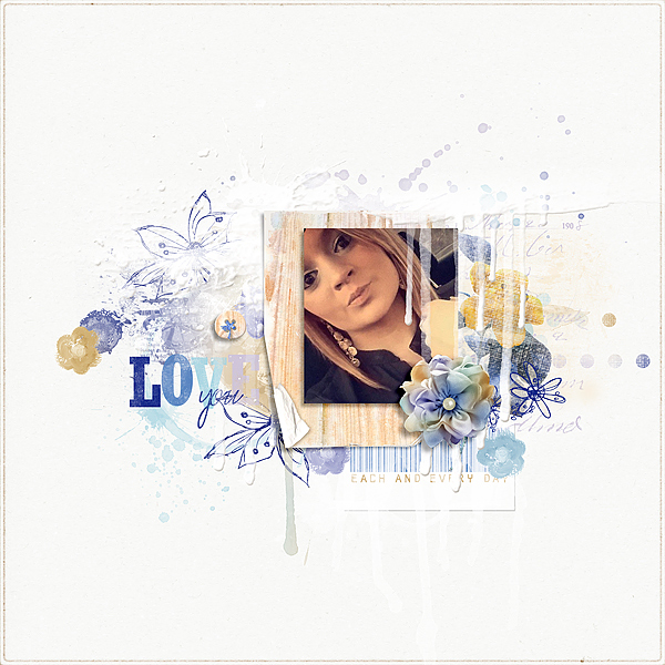 A Hot Mess by Dawn Inskip Shades of White Papers by Etc. by Danyale