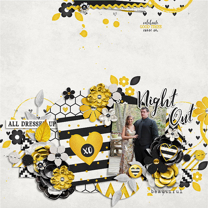 A Night Out Bundle by Traci Reed retired template by Zoliofrope