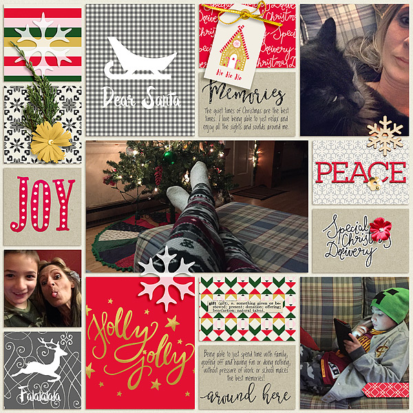 Christmas Day Bundle by Sahin Designs December 2015 Layout Templates by Sahin Designs