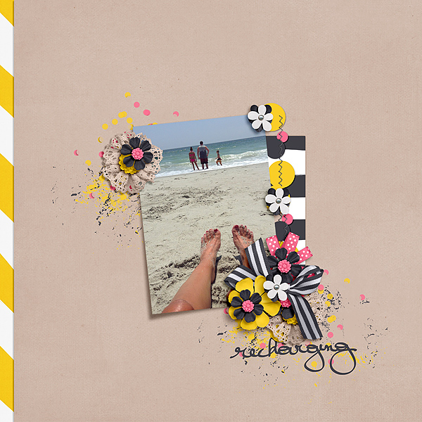 Recharged by MEG Designs Template by Melscrap for the MEG February Template Challenge