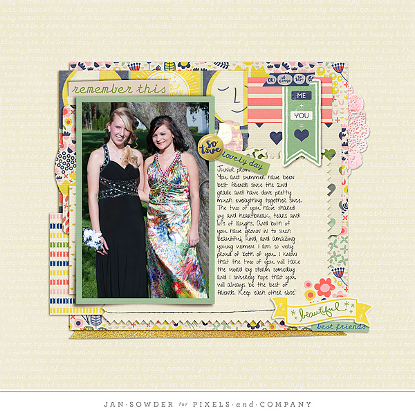 So True by Mellybird Designs Blueprint No. 6 by Gennifer Bursett