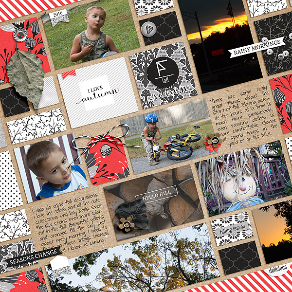 October 2015 Templates by Sahin Designs Monochrome Fall Bundle by Sahin Designs