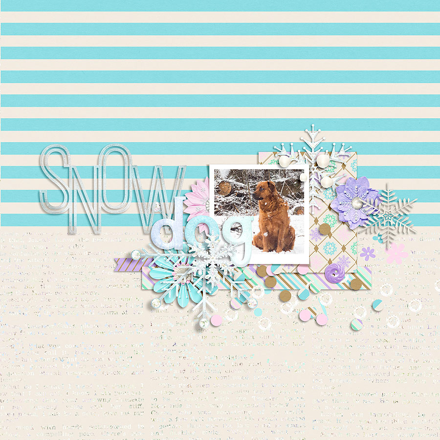 Snow Flurries by River~Rose The Great Escape Template by Anita Designs