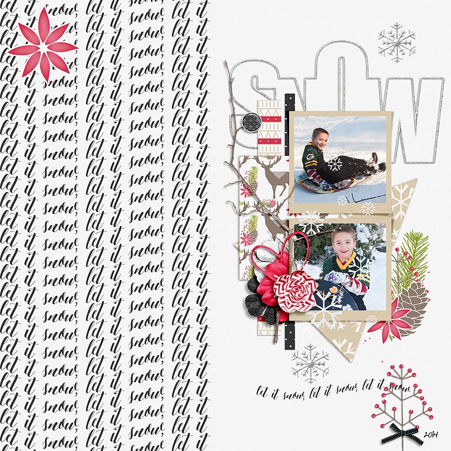 Winter Woodland by River~Rose The Great Escape by Anita Designs