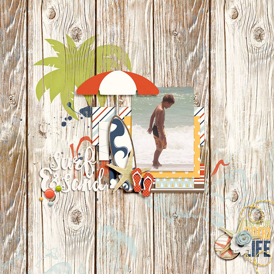 Beach Bum Papers, Elements, and Extra Elements by River~Rose