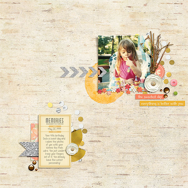 Miss Molly Papers by Gennifer Bursett Miss Molly Elements by Gennifer Bursett Layered Layouts v11 by Deena Rutter Elemental: Wood Dots v2 by Gennifer Bursett Nostalgia Cards by Jen Allyson Nostalgia Labels by Jen Allyson
