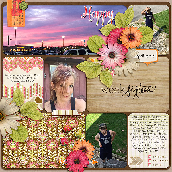 Week 16 Cottage No. 2 by Etc. by Danyale Cottage No. 2 Journal Cards Pocket Story Templates No. 1 by Etc. by Danyale Weekly Edition by One Little Bird