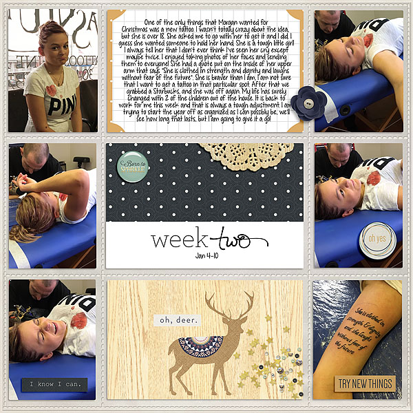 Winter Wish Collection by P&Co. Designers Pockets No 3 by Valorie Wibbens Weekly Edition Journaling Cards by One Little Bird