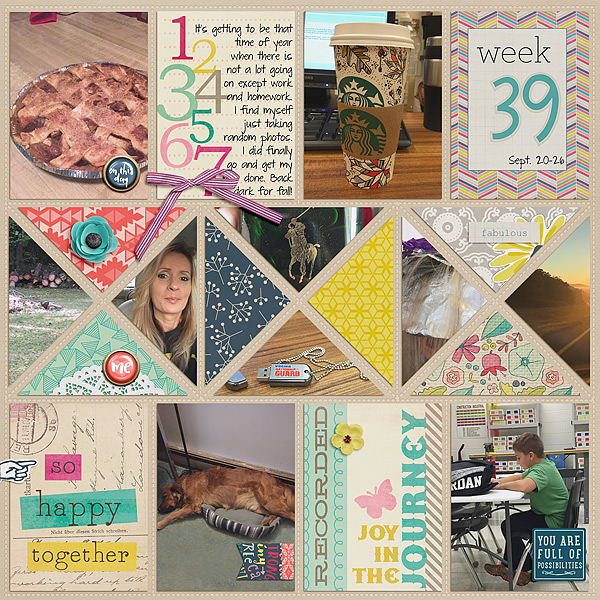 I Am - October 2015 Collection by Pixels and Company I Am - Everyday Life Journal Cards | October 2015 by Pixels and Company Pocket Pages - Trendy Triangles by Gennifer Bursett