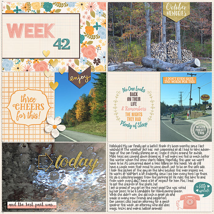 Pocket Life '15 - October Collection by Traci Reed 365Unscripted: Plastic Stitched Grids by Traci Reed