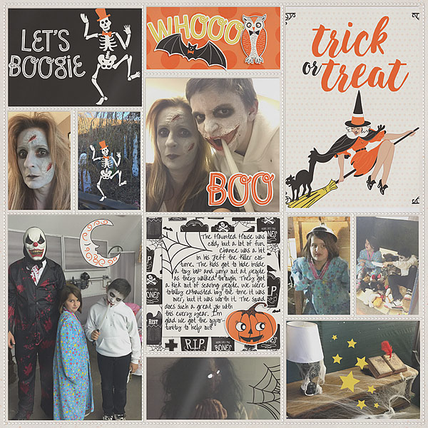 Happy Haunting Papers, Elements, and Journal Cards by Sweet Caroline Studio Outside the Box Vol. 1 by Gennifer Bursett