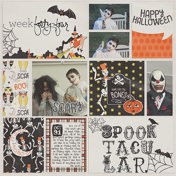 Happy Haunting Papers, Elements, and Journal Cards by Sweet Caroline Studio Outside the Box Vol. 1 by Gennifer Bursett