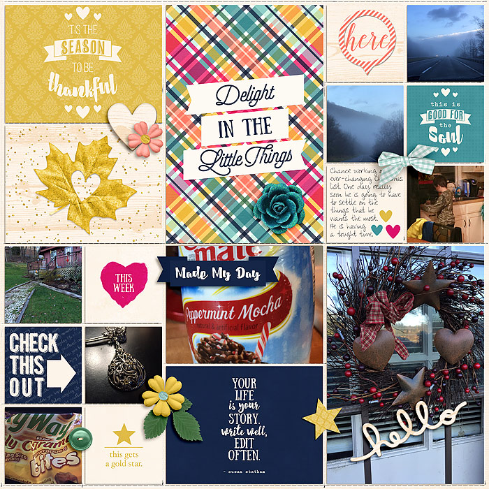 Pocket LIfe '15: November Collection by Traci Reed 365 Unscripted Plastic Stitched Grids Bundle by Traci Reed