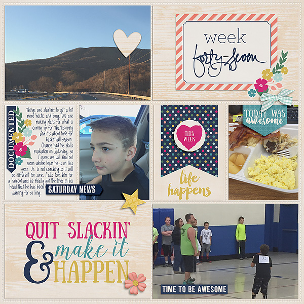 Pocket Life '15: November Collection by Traci Reed 365Unscripted: Plastic Stitched Grids Bundle by Traci Reed