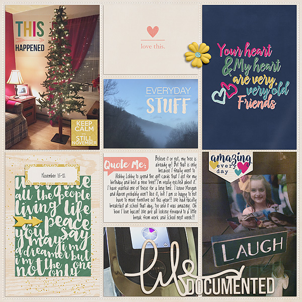 Pocket Life '15: November Collection by Traci Reed 365Unscripted: Plastic Stitched Grids Bundle by Traci Reed