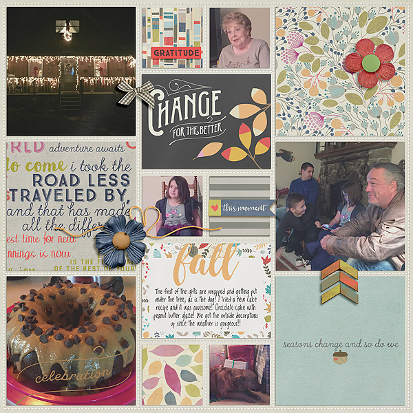 November Collection by Pixels and Company Pocket Pages by Gennifer Bursett