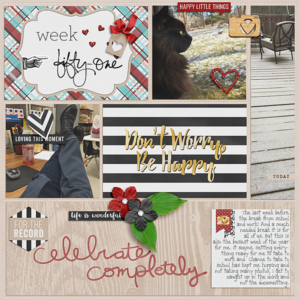 Pocket Life '15 Collection by Traci Reed Weekly Edition by One Little Bird Outside the Box v2 Template by Gennifer Bursett